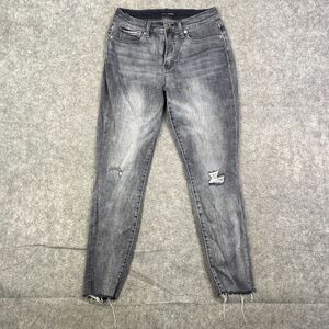 Lucky Brand Womens Jeans Size 6/28A Charcoal High Rise Skinny Bridgette Ankle